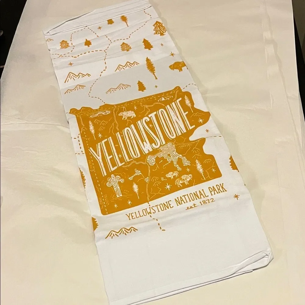 Yellow Tea Towel